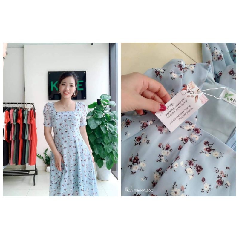 Đầm hoa xoè sz M 300