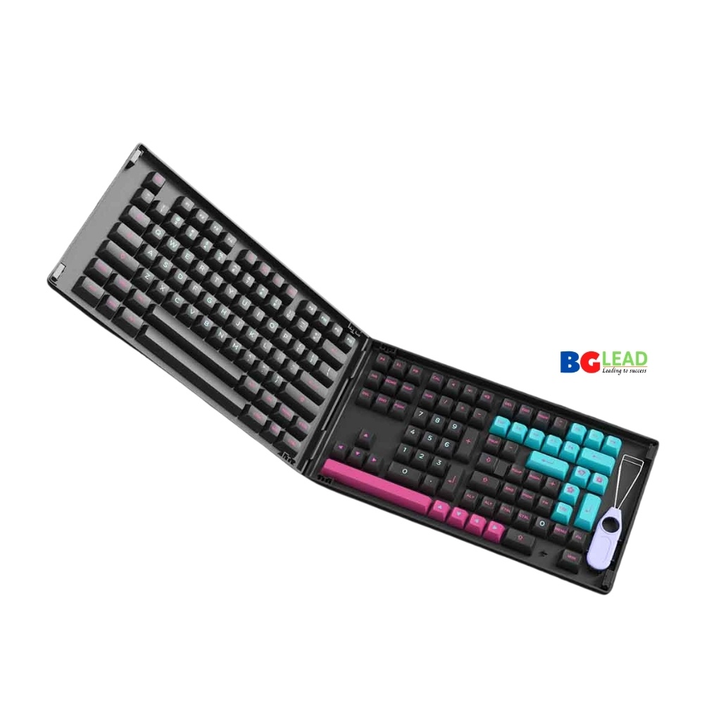 Bộ keycaps cho bàn phím cơ AKKO Keycap set – Midnight (PBT Double-Shot/ASA profile/178 nút) - Mai Hoàng BH chính hãng