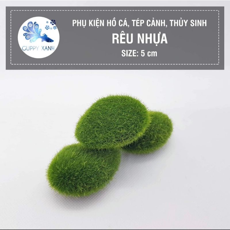 Đá rêu xanh bằng nhự vặt trang trí hồ cá, thủy sinh cực đẹp