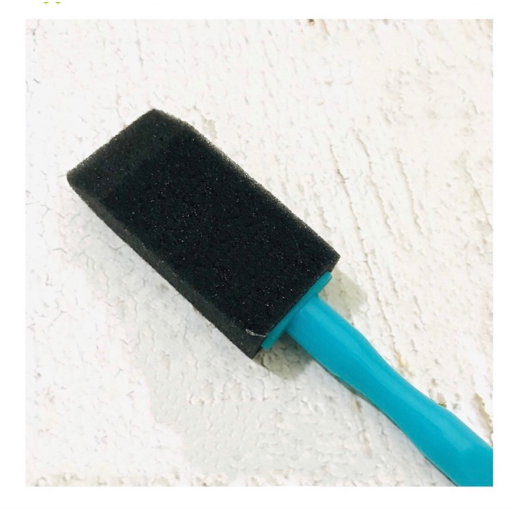 Bộ cọ mút xốp dẹt Foam Hobby Brush Mont Marte vẽ màu nước, màu acrylic Size 25mm, 50mm,75mm,100mm