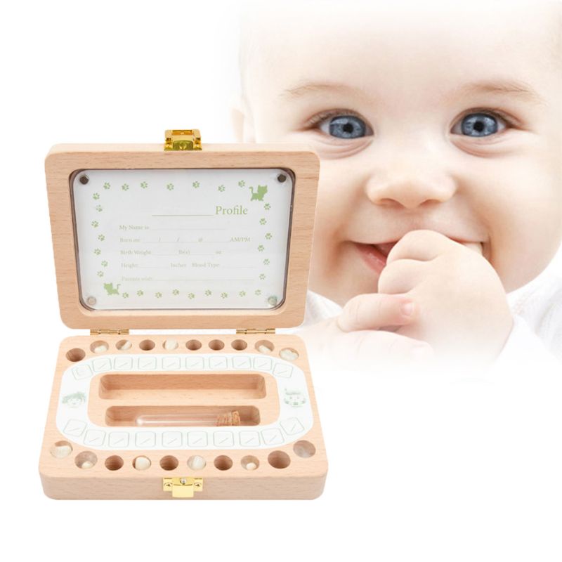 Hộp Đựng Răng Sữa Em Bé Giúp Khử Trùng Răng / Rốn Giúp Tiết Kiệm Không Gian