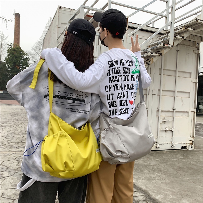 Túi đeo vai sức chứa lớn thiết kế mới kiểu dáng đơn giản thời trang dành cho cặp đôi