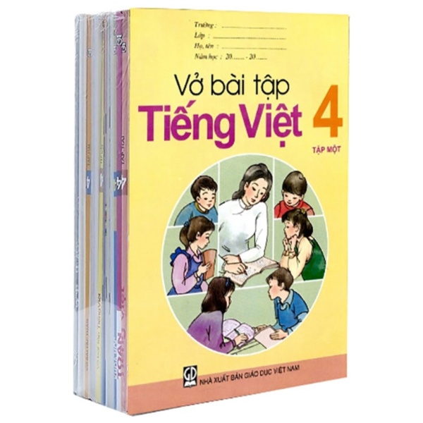 Sách Sách Giáo Khoa Bộ Lớp 4 - Sách Bài Tập (Bộ 11 Cuốn) (2022)