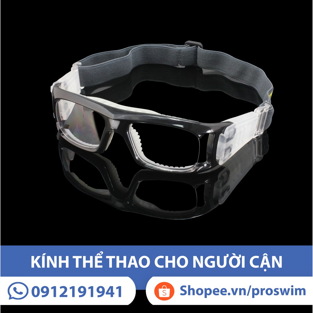 Kính Đá Bóng Chịu Lực Góc Rộng Panlees JH733 Đen