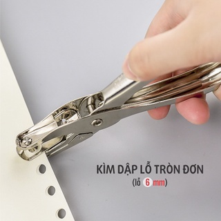 Kìm dập lỗ tròn đơn sổ bìa còng