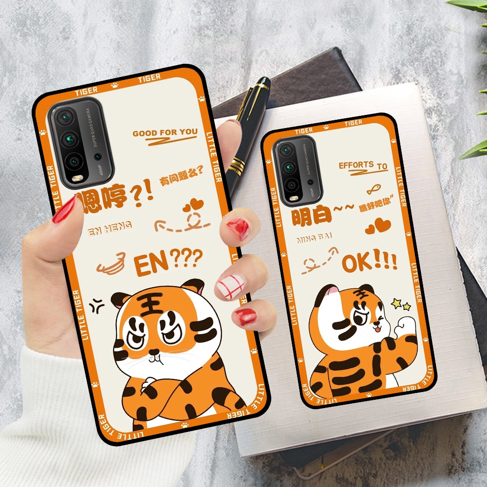 Ốp Xiaomi Redmi 9T / Poco M3 in hình cặp đôi doremon, hổ, khủng long dễ thương