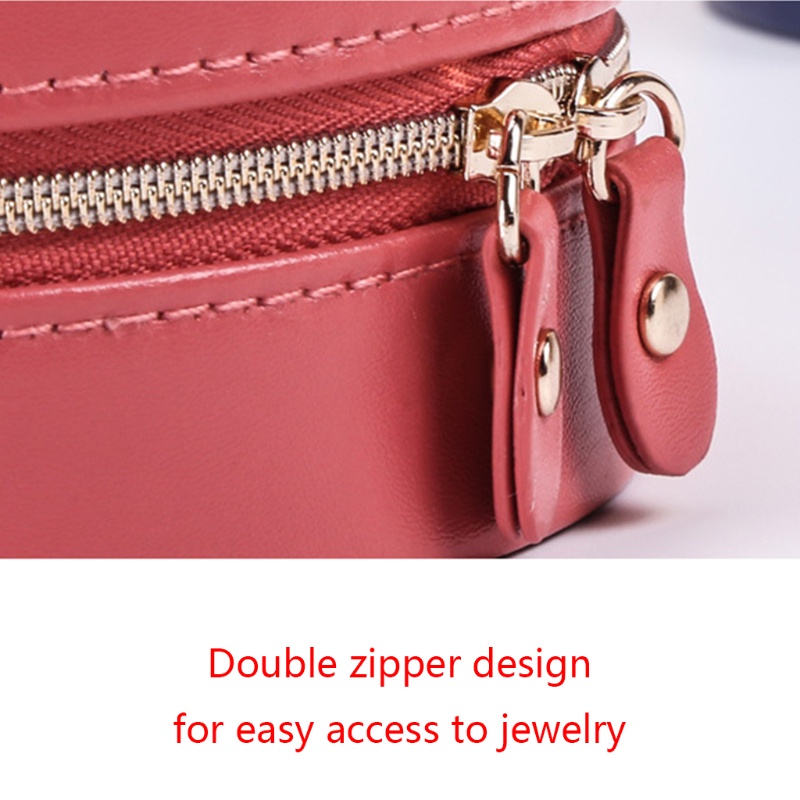 Hộp Đựng Trang Sức Nhỏ Có Khóa Kéo Tiện Dụng