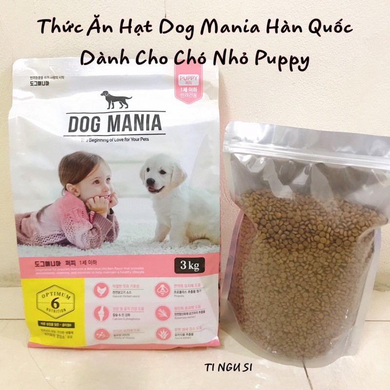THỨC ĂN CHO CHÓ DOG MANIA dành cho mọi lứa tuổi (túi chia 1kg)