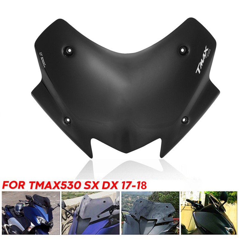 Motorcycle Headlight Windshield Windscreen Wind Deflector for Yamaha TMAX T-Max 530 DX SX 2017-2018
