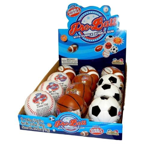 Kẹo gum đồ chơi quả banh Kidsmania Pro Ball 12gr (Mẫu ngẫu nhiên)