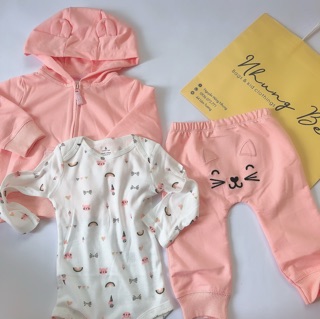 Bộ nỉ Carter 3 chi tiết