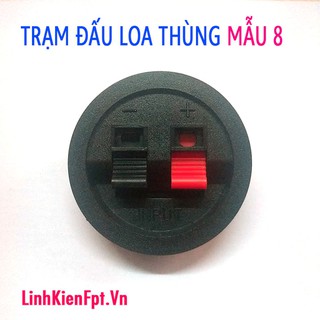 ⚡️FLASH SALE⚡️ Trạm đấu loa tròn 2 cổng - Mẫu 8 1 đôi Giá rẻ nhất