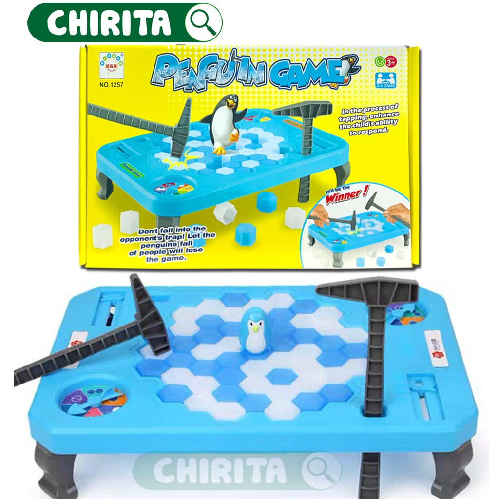 Bộ Đồ Chơi Phá Băng Giải Cứu Chim Cánh Cụt - Đồ Chơi Đập Chim Cánh Cụt Trẻ Em Cho Bé Trai Bé Gái Nhiều Độ Tuổi Chirita