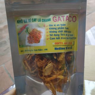 100 gram khô gà lá chanh