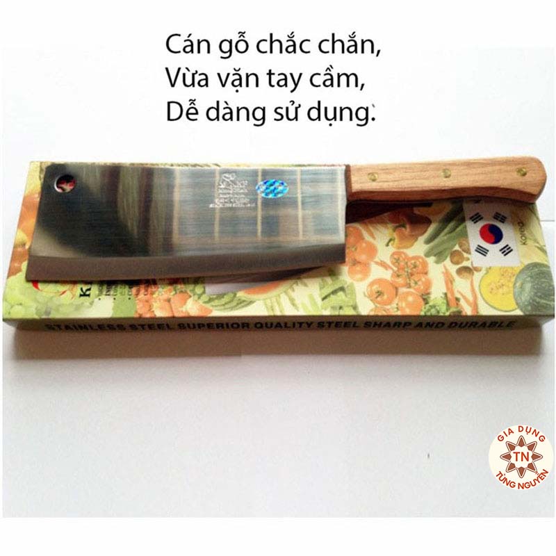 Dao chặt xương thịt,,cá,đồ cứng Hàn Quốc King Fish ...thiết kế sang trọng siêu bền [DAO CHẶT]