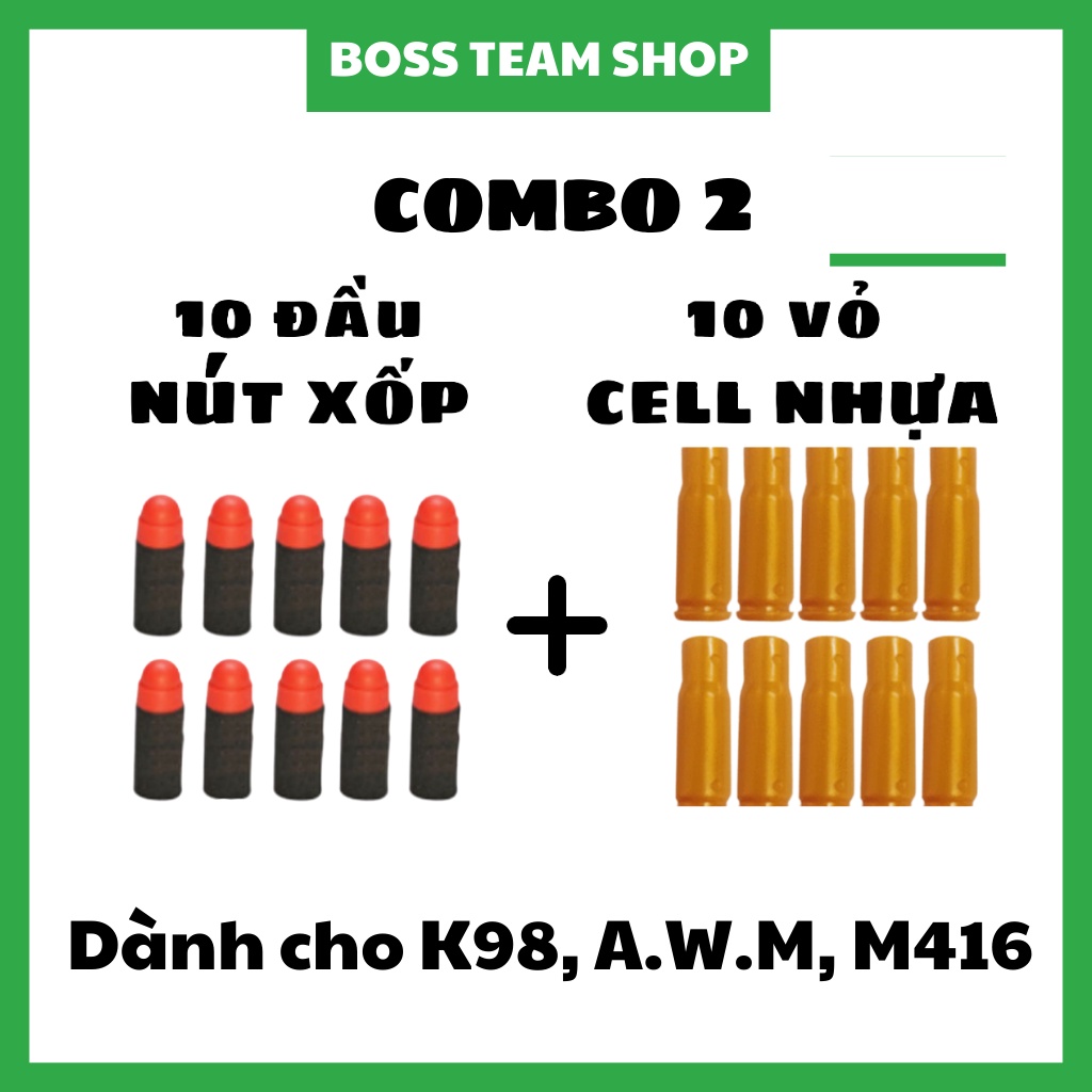 Phụ kiện đồ chơi cho bé đồ chơi trẻ em nerf m416 m4 thanh xốp văng cell mô hình figure decor giá rẻ cao cấp laze đèn pin