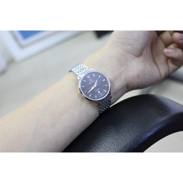 Đồng hồ nữ dây kim loại Olym Pianus OP5709 OP5709LS đen