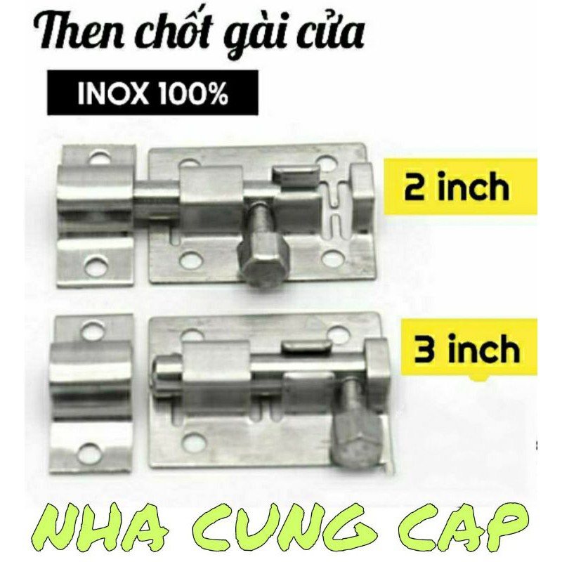 THEN CHỐT GÀI CỬA INOX 304 AN TOÀN