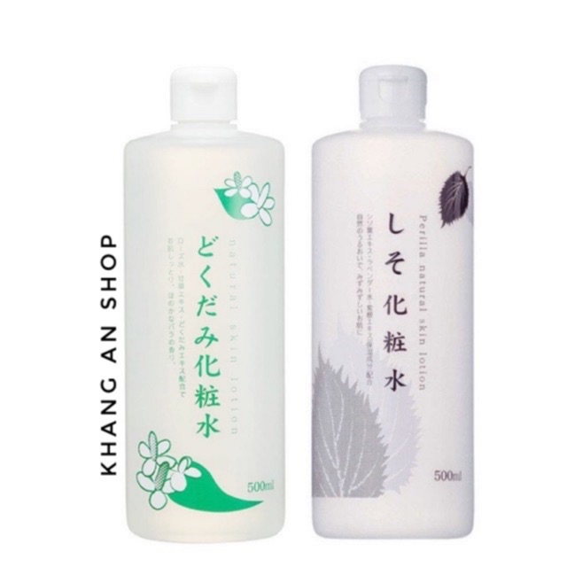 Nước hoa hồng Diếp Cá, Tía Tô Dokudam Natural Skin Lotion (500ml)