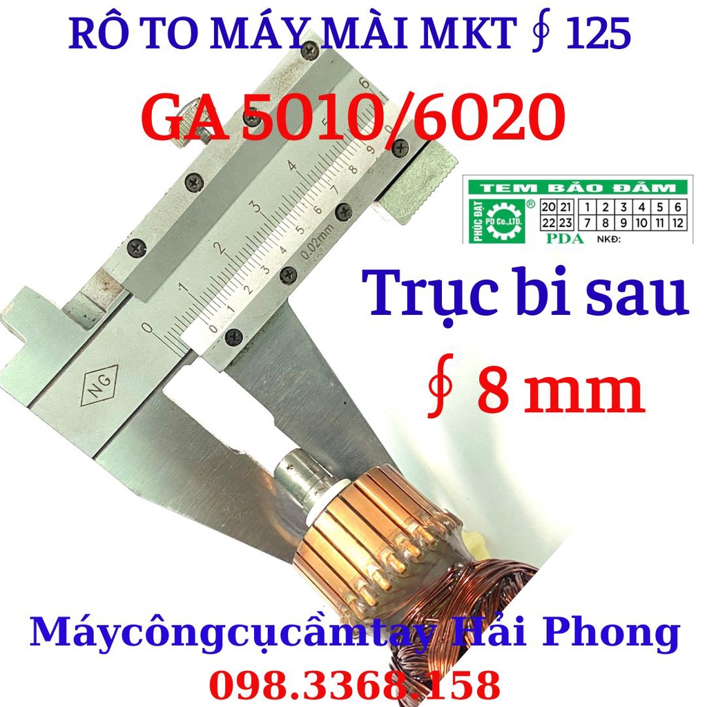 Rô To máy mài góc  Ma.ki.ta  Mod. GA5010 / GA6020   hiệu DCA / DCHH