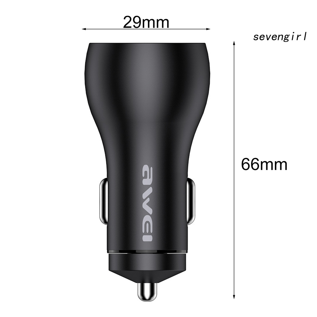 XIAOMI Bộ Sạc Nhanh Sev-Awei C-822 18w Pd Qc 3.0 Cho Xe Hơi