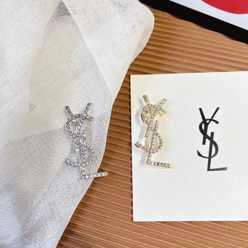 Huy Hiệu Cài Áo Hình YSL Thời Trang Cho Nam Nữ