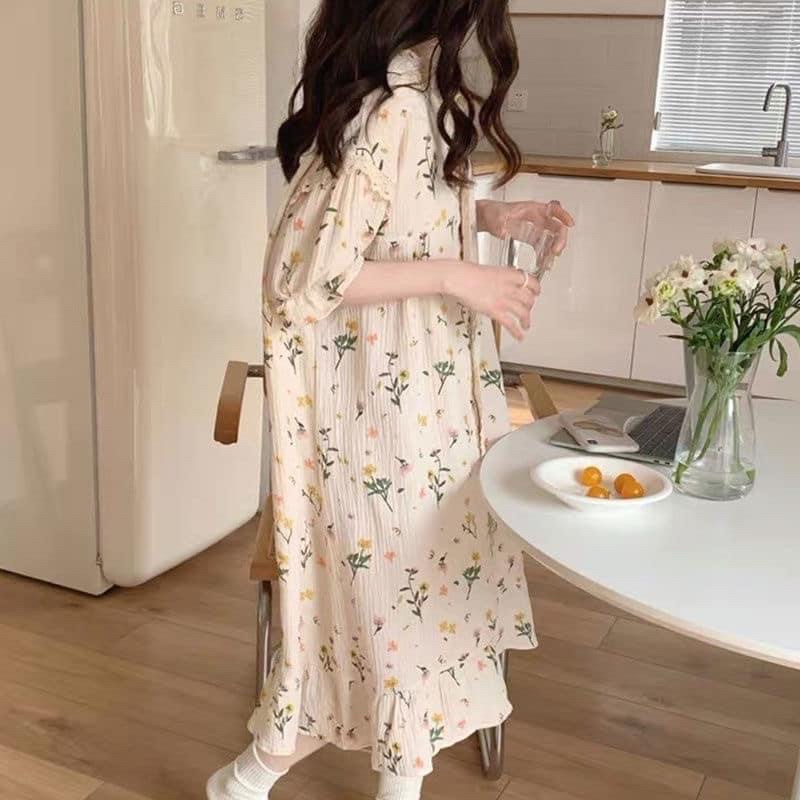 Váy Ngủ Xốp, Cottong Hè Mẫu Mới 2023