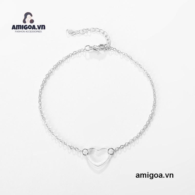 ✨✨Vòng Đeo Tay Mặt Hình Trái Tim Quà Tặng Sinh Nhật/Sinh Nhật Cho Nữ