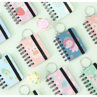 Sổ Tay Lò Xo NOTEBOOK Móc Khóa Ghi Chép Dễ Thương Cute