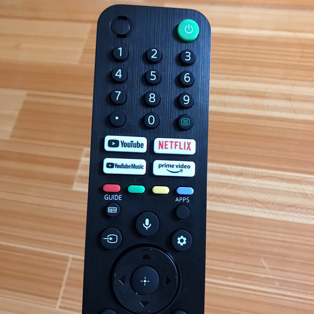 Điều khiểnTivi Sony 4K 50 inch KD-50X75, Remote tivi android có giọng nói TX520P