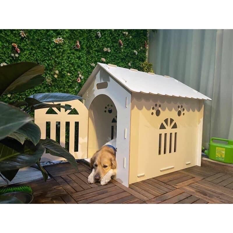 Nhà cho chó lớn sz XL , gỗ plywood cao cấp chống nước