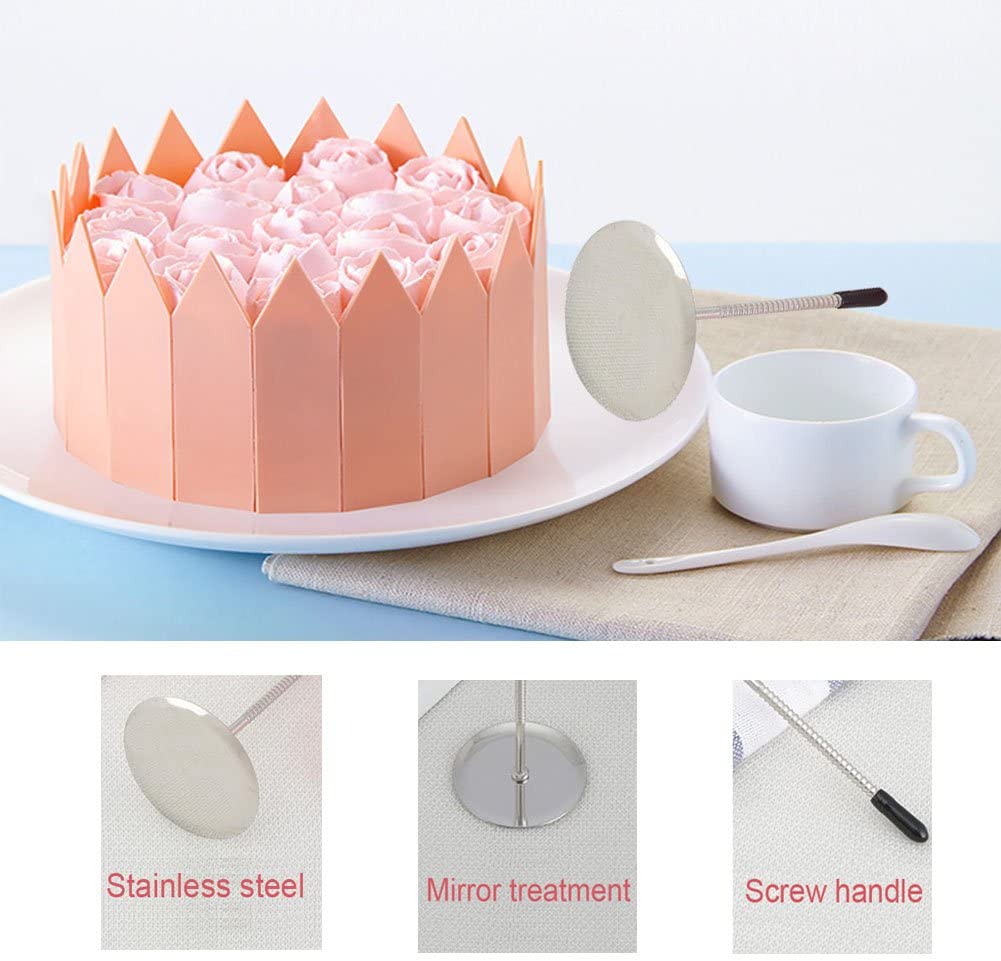 Bộ 4 giá đỡ hoa trang trí bánh kem bằng thép không gỉ 304