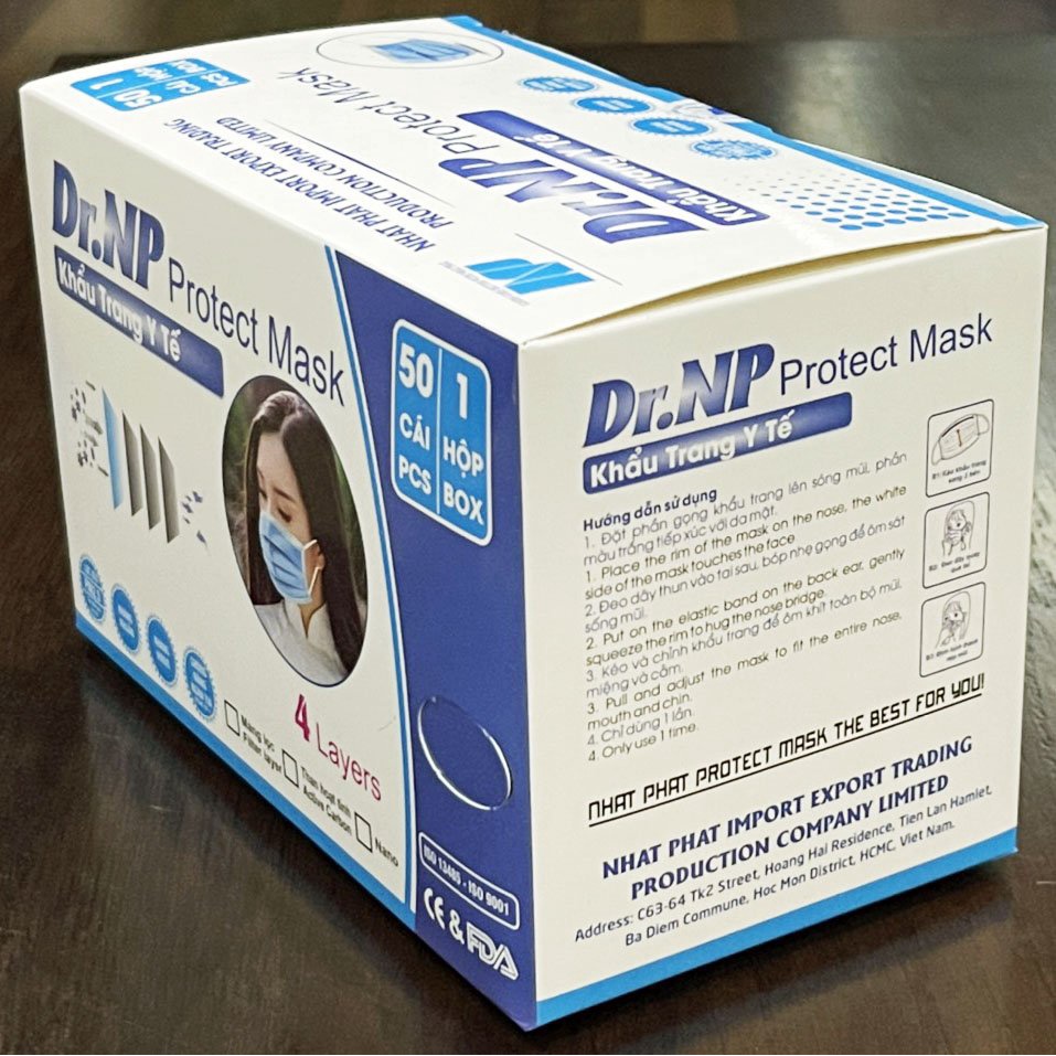 Mua Khẩu trang y tế Dr.NP cao cấp công nghệ kháng khuẩn 4 lớp Medical