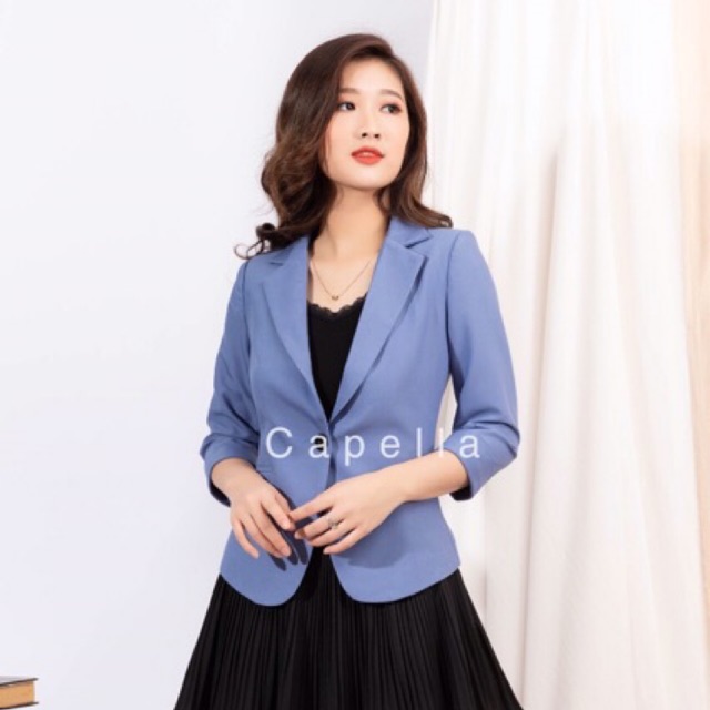 Áo vest cao cấp hàng thiết kế Capella dáng ngắn