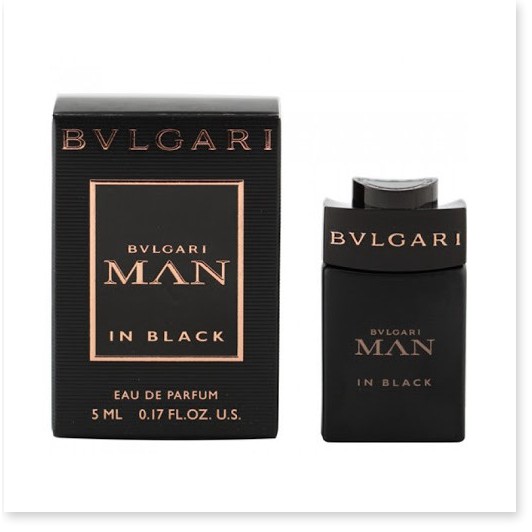 [Mã giảm giá mỹ phẩm chính hãng] Nước Hoa Mini Bvlgari Man In Black 5ml