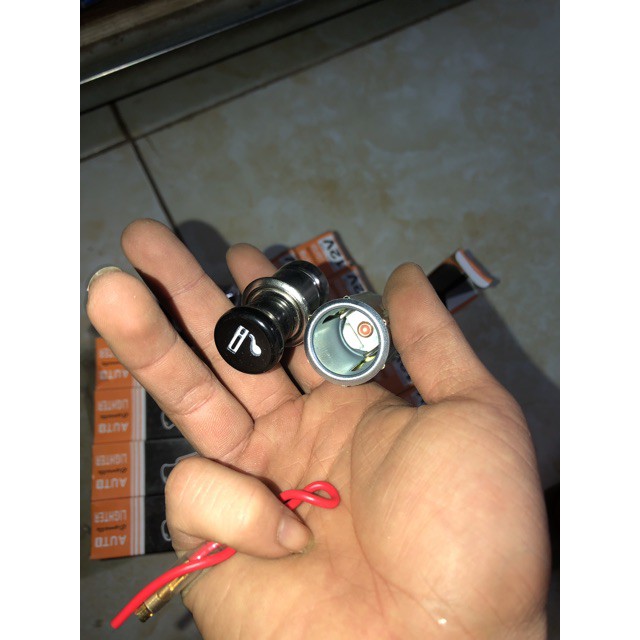 Phutungthaythe🔧| bộ tẩu châm thuốc lá 12v 24v liền đế thay thế