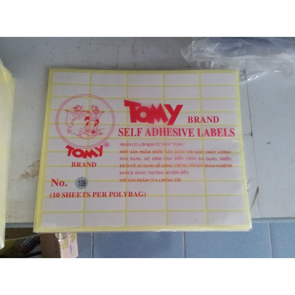 Giấy Decal Tommy A5