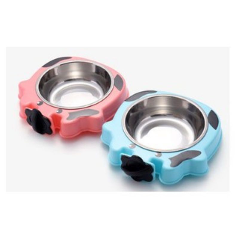 BÁT ĂN INOX TREO CHUỒNG THÚ CƯNG COW DOG BOWL
