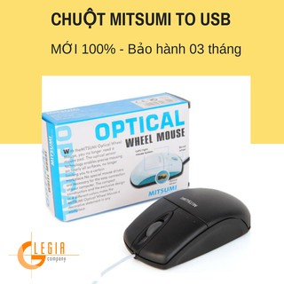 Chuột quang có dây Mitsumi (Đen)