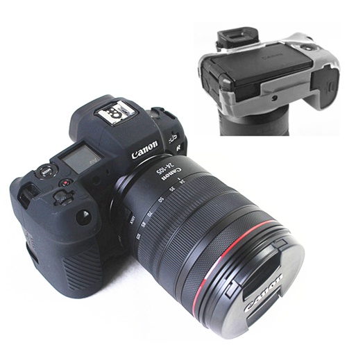 Vỏ bảo vệ bằng cao su silicone bảo vệ thân máy ảnh Canon EOS R Camera EOSR