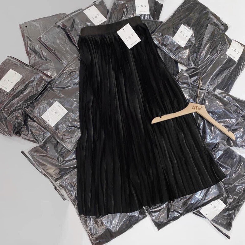 Chân váy xếp li midi
