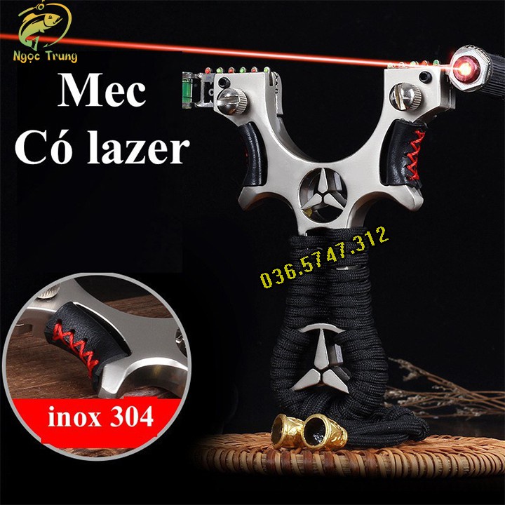 Ná Cao su sắt hợp kim Cao Cấp Mecerdes Có Đèn Laze