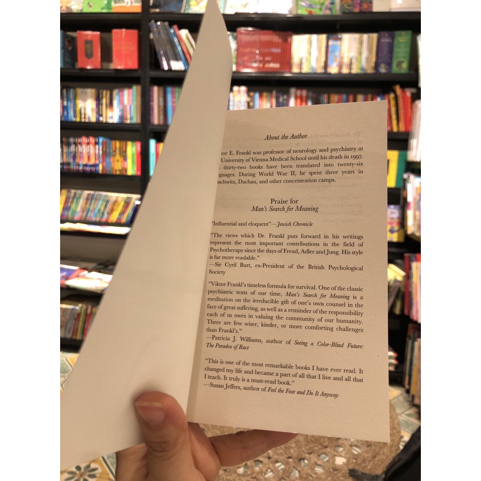 Sách - Man's Search for Meaning