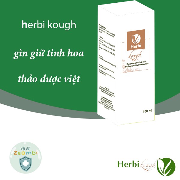 siro ho herbi kough - thảo dược việt