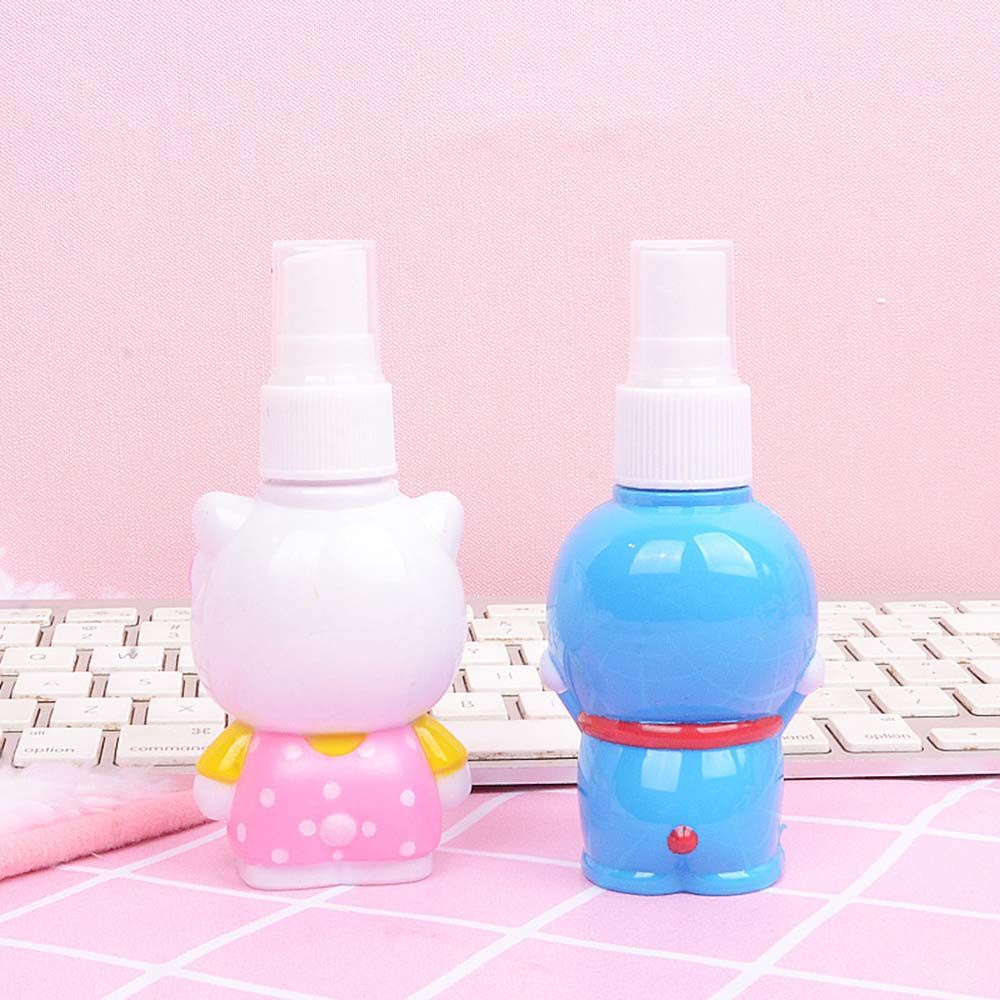 [Hàng mới về] Chai rỗng 50ml bằng nhựa họa tiết hoạt hình dễ thương