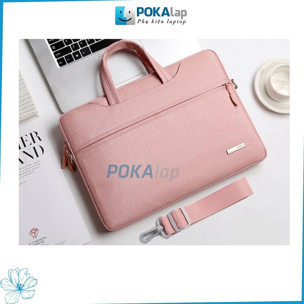 Túi chống sốc laptop cao cấp POKA62 chống nước, nhiều màu thời trang cho nam nữ văn phòng13 inch 14 inch 15,6 inch