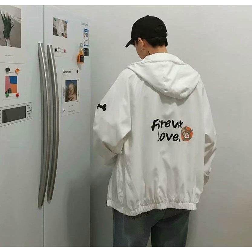 [ Áo 2 Lớp- FORM RỘNG ] Áo chống nắng  , Chất dù 2 lớp form rộng ( Áo khoác dù in hoa cúc siêu hot )