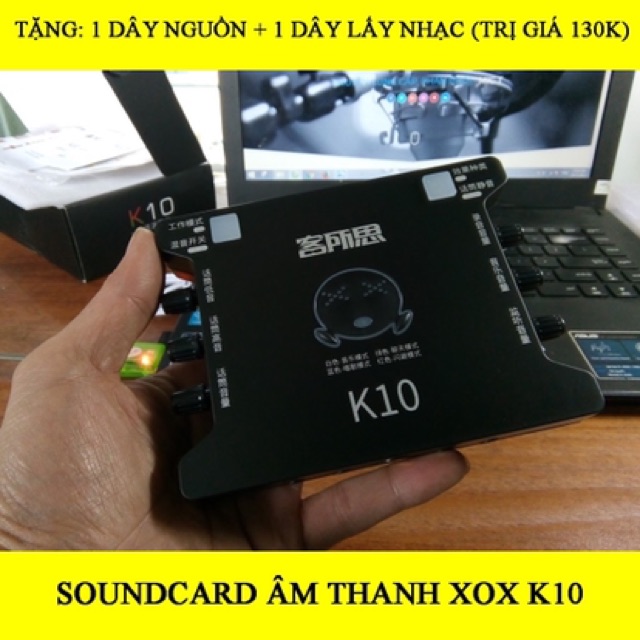 Suondcard XOX K10 hát livestream cực hay sẵn hàng