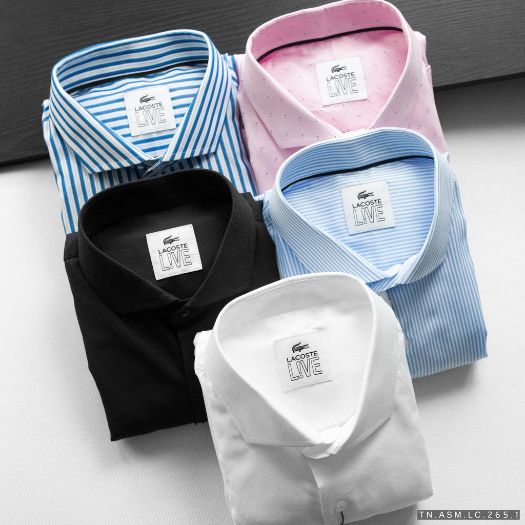 Sơ mi dài tay Lacoste chất cotton
