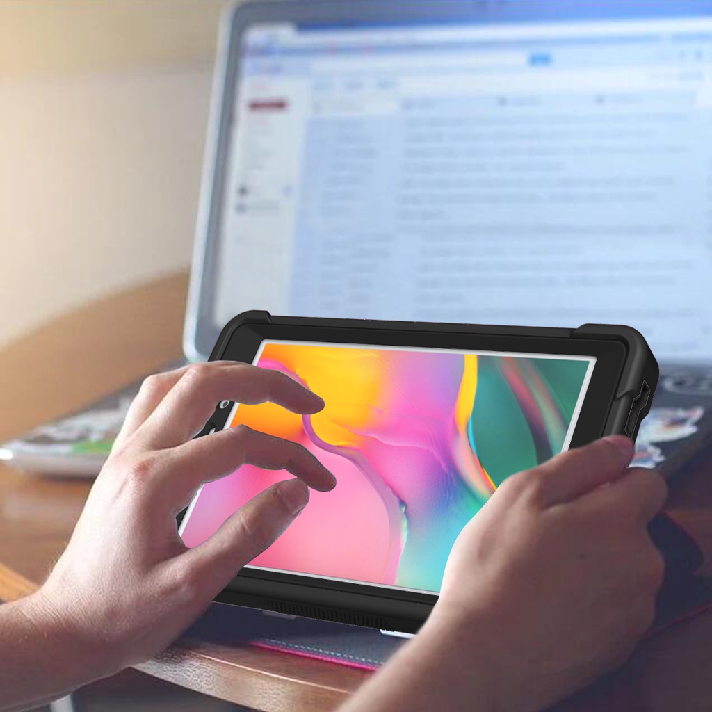 Ốp Máy Tính Bảng Cứng Chống Sốc Có Giá Đỡ Cho Samsung Galaxy Tab A 8.0 2019 Sm-T290 T295